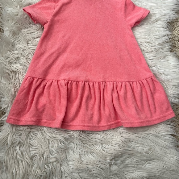 {Tommy Bahama} Hooded Short Sleeve Swim Cover Up in Pink - Baby Girl 18 Months - Picture 7 of 8